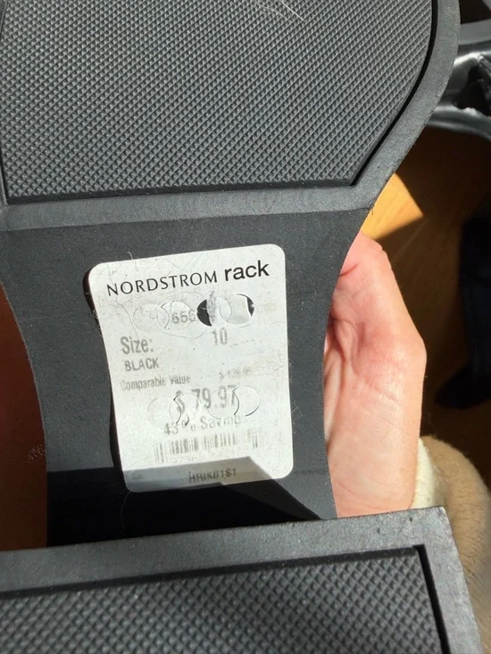 Nordstrom Black Over-the-Knee Platform Boots - Picture 2 of 7